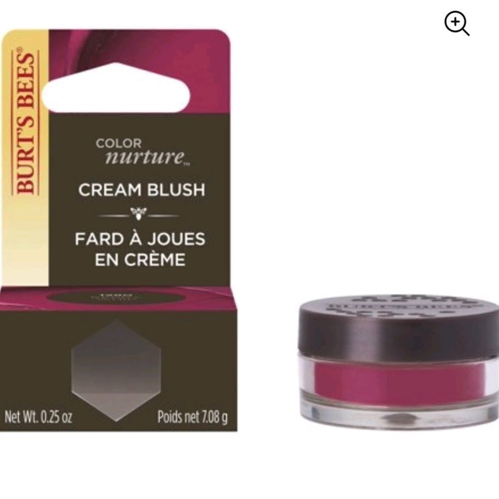 🐝 Burt’s Bees Natural Mineral Cream Blush Tub #1280 Berry Whip/Dark Pink New 🆕 - Picture 2 of 9